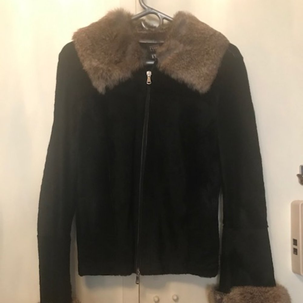 Vintage Ferre fur trimmed Jacket